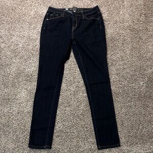 Mossimo Supply Co. Dark Blue Skinny Jeans